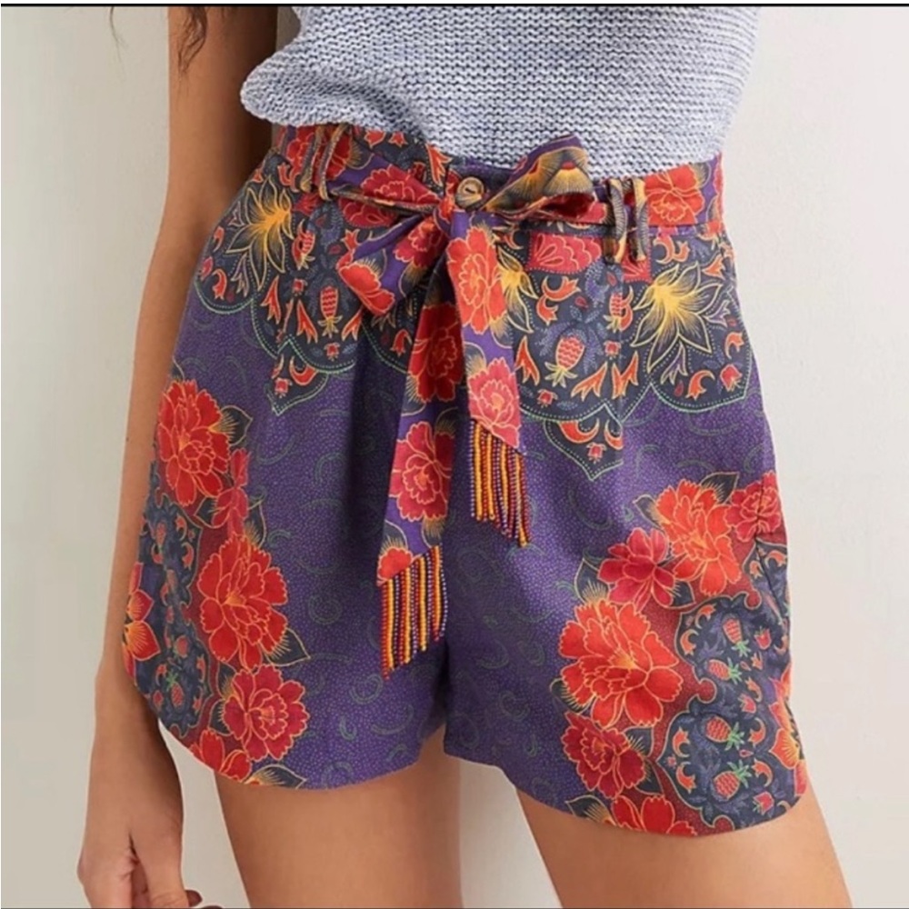 {Farm Rio} Printed Floral Shorts